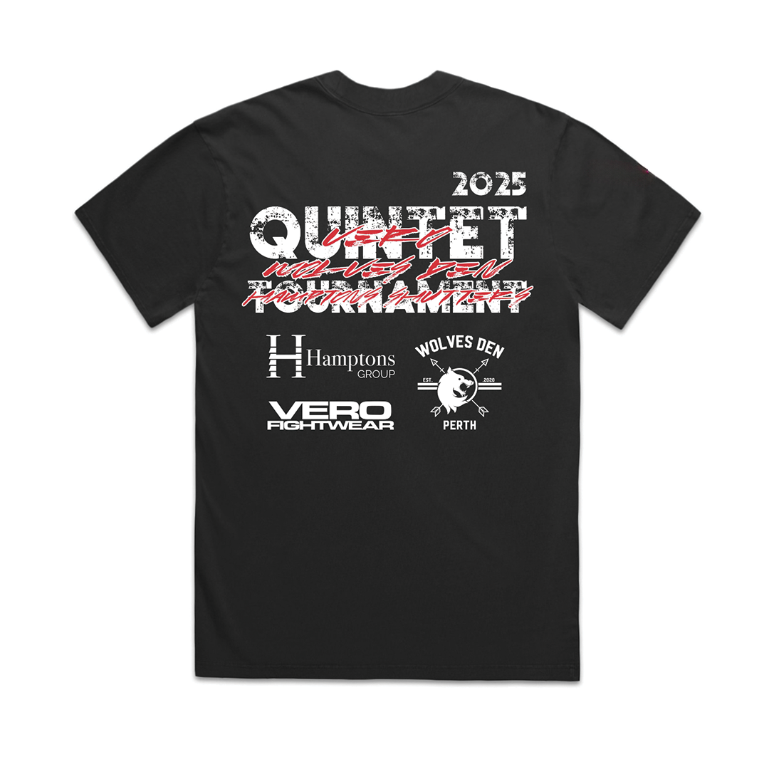 Wolves Den Quintet - Heavy Oversized Tee