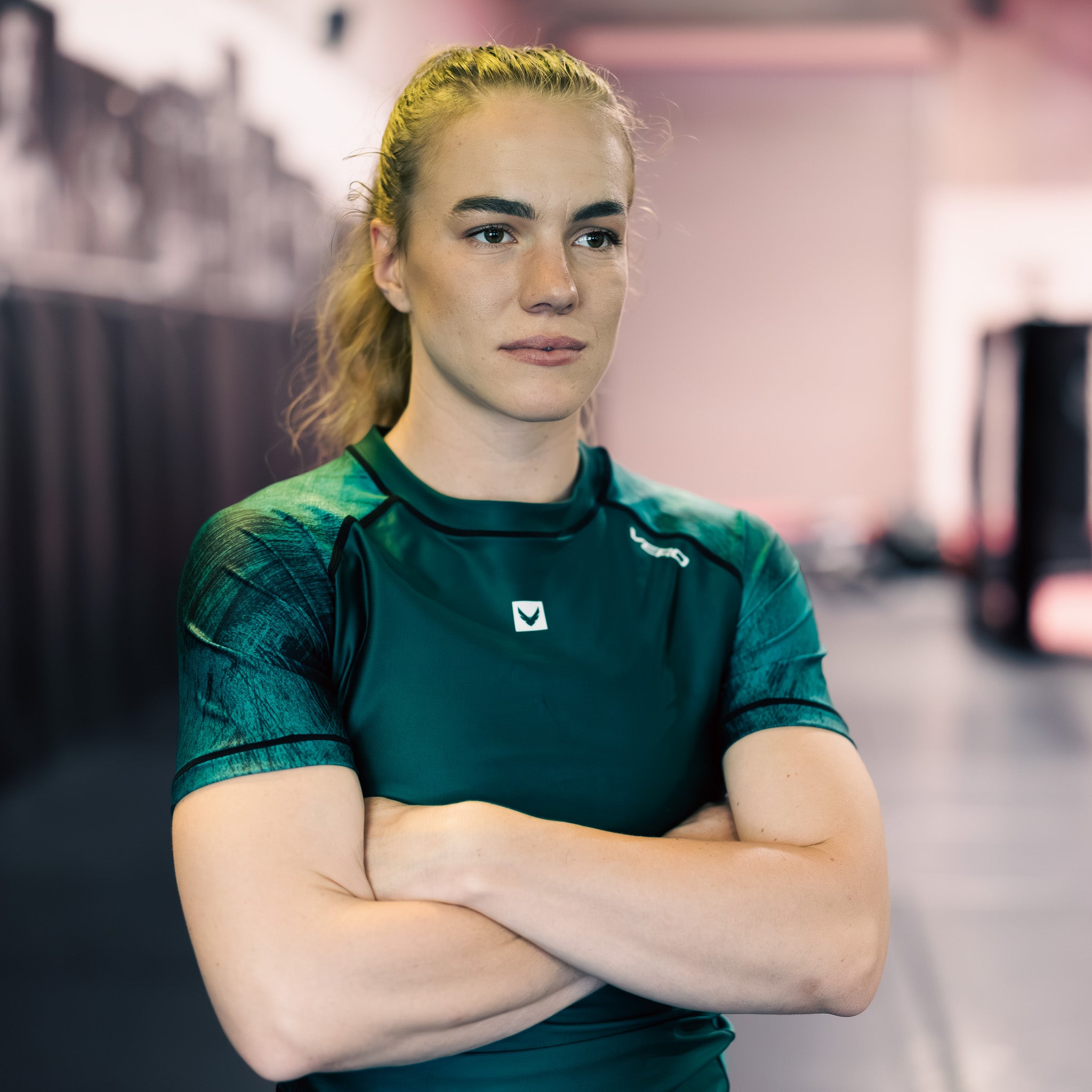 "True Grit" BJJ Rashguard | Green | Women's
